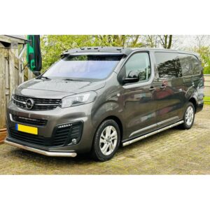Zonneklep transparant smoke Opel vivaro 2019+