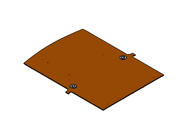 Stevige laadvloer ter bescherming van de laadruimte van een werkbus