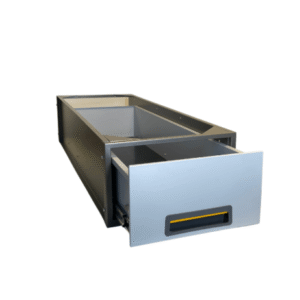 Vloerlade voor extra opbergruimte in werkbus