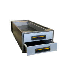 Vloerlade voor extra opbergruimte in werkbus