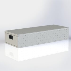 Dubbele vloerlade voor werkbus inrichting – extra opbergruimte in bedrijfswagen