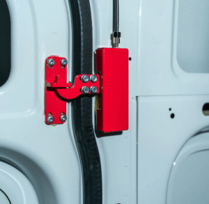 Mechanische laadruimte beveiliging bestelbus