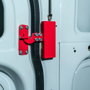 Mechanische laadruimte beveiliging bestelbus