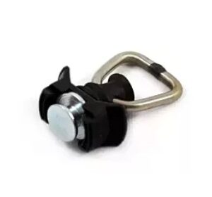 Vliegtuigrail enkele fitting met oog